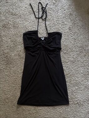 black leather dress sexy Womens Sexy Vegan Leather Dress main image 1